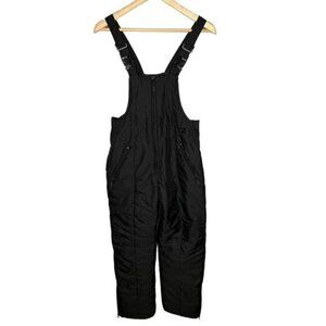 Obermeyer OTB Kids Size 16/18 Snow Bib Overall Ski Suit Softshell Overalls Black